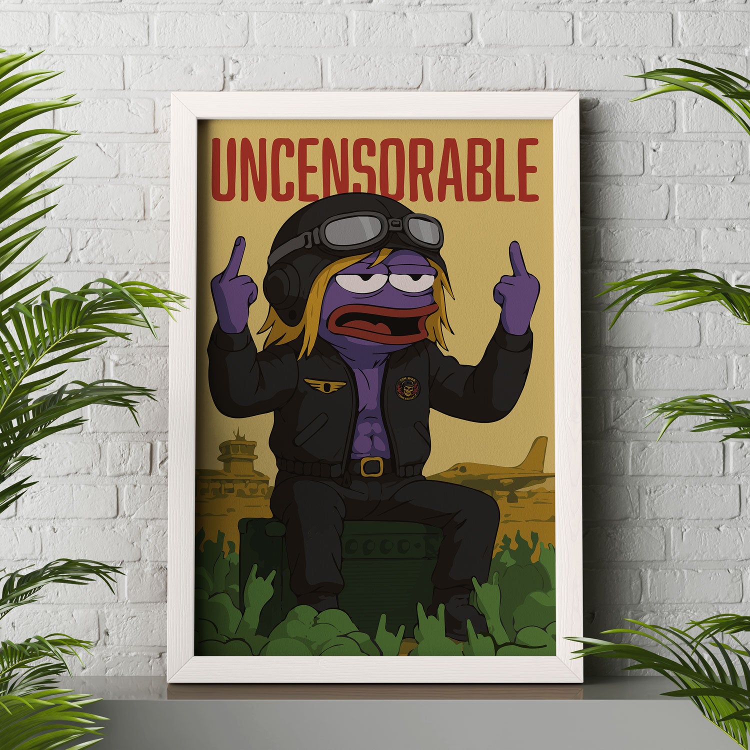 Pepe X Framed Poster
